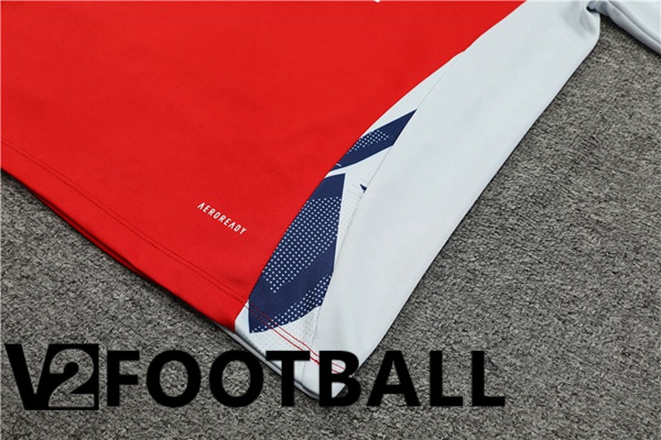 Arsenal kit Training Tracksuit Red White 2024/2025
