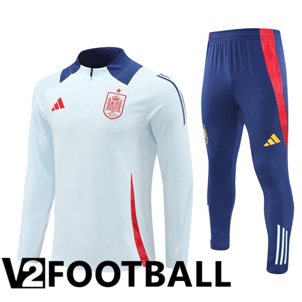 Spain kit Training Tracksuit Grey 2024/2025