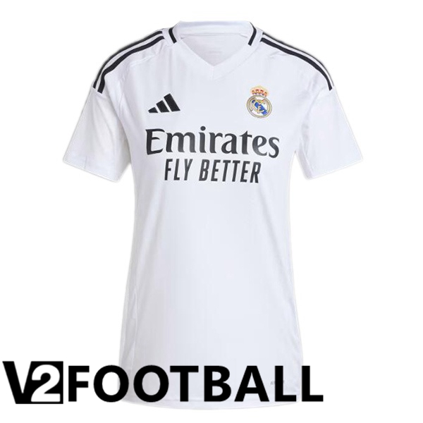 Real Madrid Women Home Soccer Shirt White 2024/2025