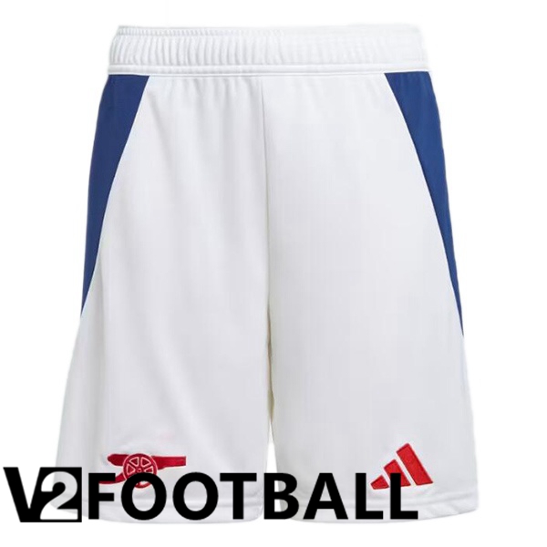 Arsenal Home Soccer Shorts White 2024/2025