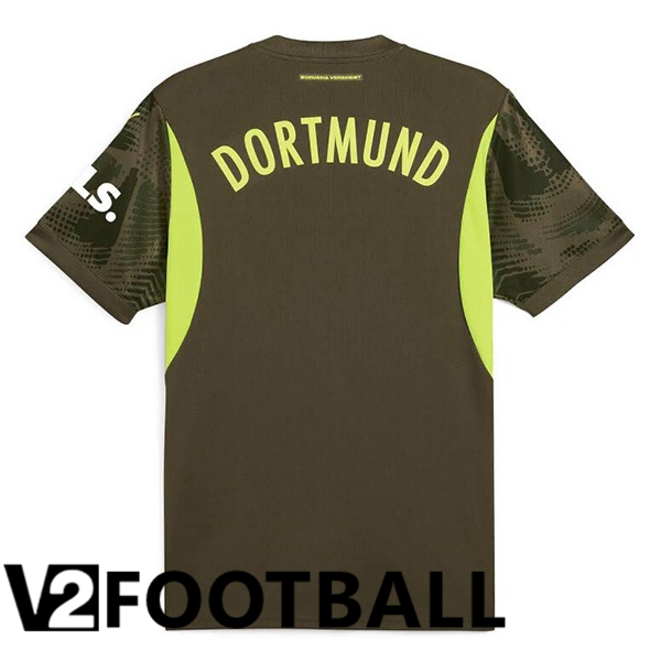 Dortmund BVB Goalkeeper Soccer Shirt Green 2024/2025
