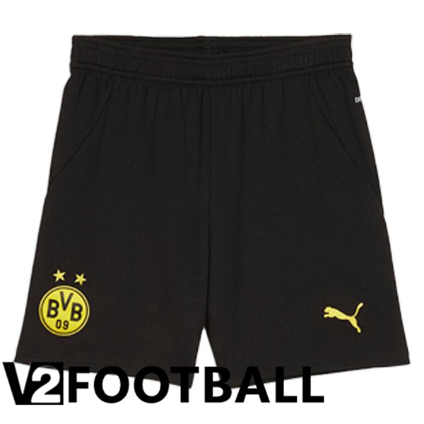 Dortmund BVB Home Soccer Shorts Black 2024/2025