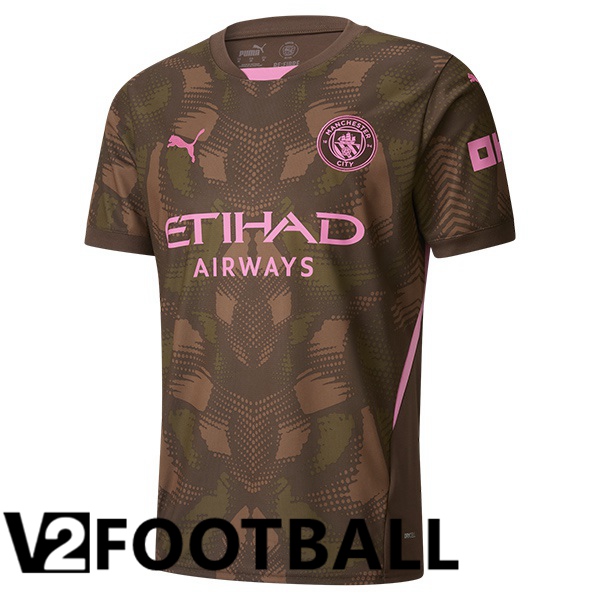 Manchester City Goalkeeper Soccer Shirt Brown 2024/2025