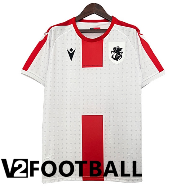 Georgia Home Soccer Shirt UEFA Euro 2024