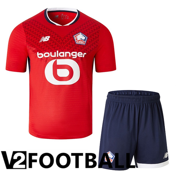 Lille LOSC Kids Home New Soccer Shirt 2024/2025