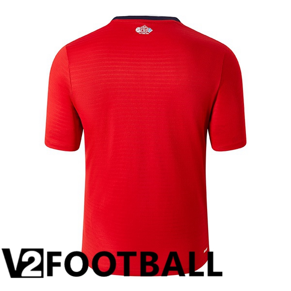 Lille OSC Home Soccer Shirt Red 2024/2025