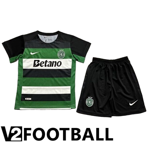 Sporting Kids Home Soccer Shirt 2024/2025