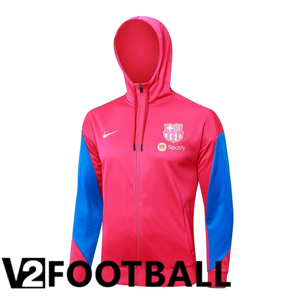 FC Barcelona Training Sweatshirt Hoodie Red 2024/2025