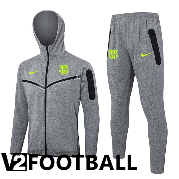 FC Barcelona Training Sweatshirt Hoodie Grey 2024/2025