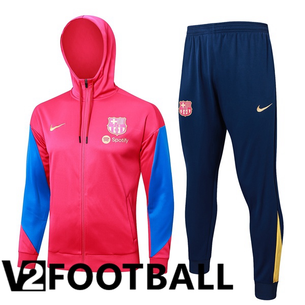FC Barcelona Training Sweatshirt Hoodie Red 2024/2025