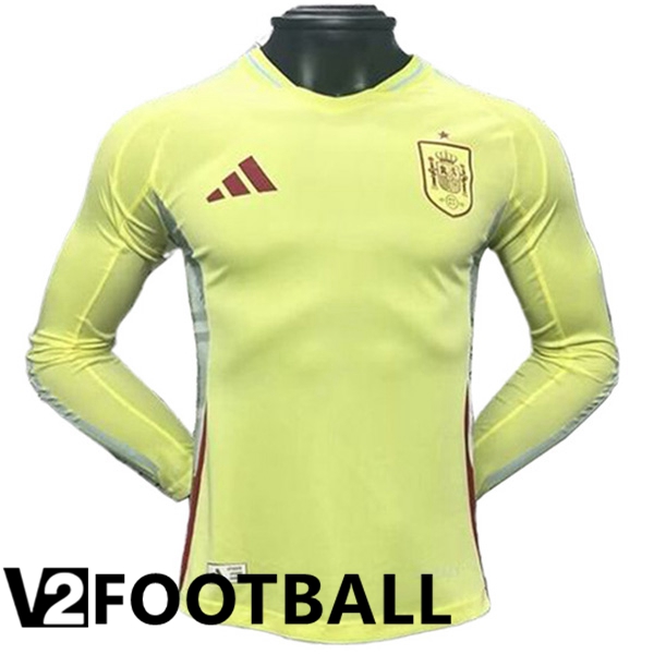 Spain Away Soccer Shirt Long sleeve 2024/2025