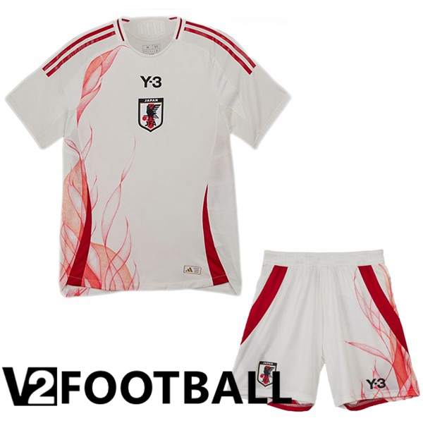 Japan Kids Away Soccer Shirt White 2024/2025