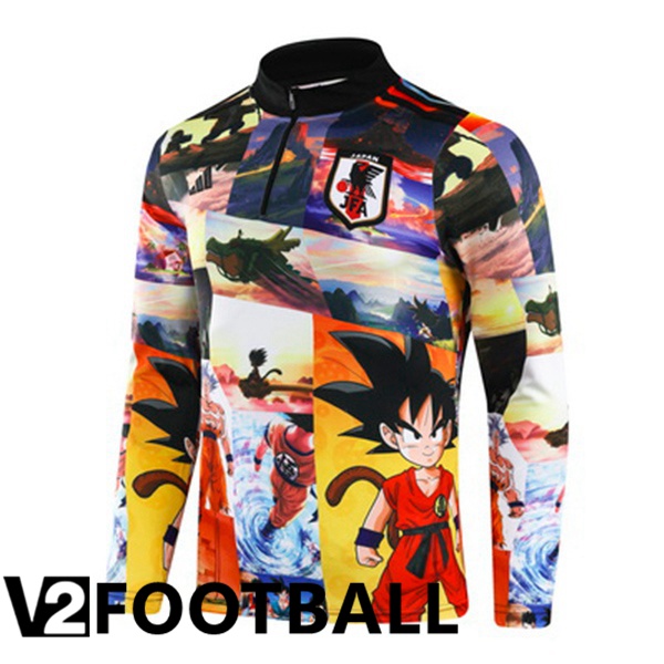Japan Training Sweatshirt Yellow Black 2024/2025