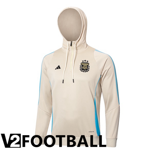 Argentina Training Sweatshirt Hoodie Yellow 2024/2025