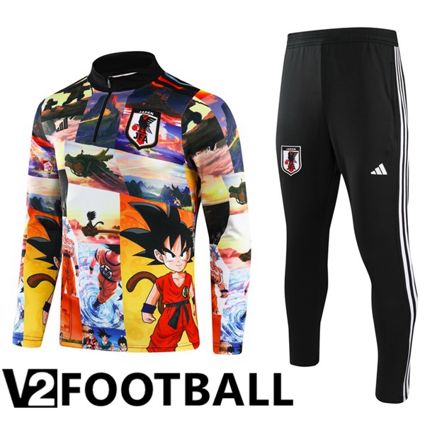 Japan kit Training Tracksuit Yellow Black 2024/2025