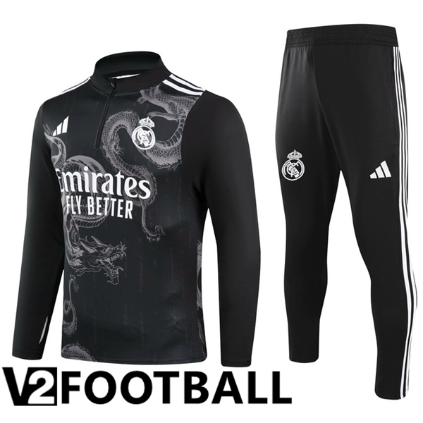 Real Madrid kit Training Tracksuit Black 2024/2025