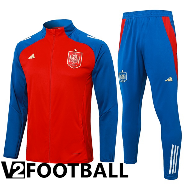 Spain kit Training Jacket Suit Red 2024/2025