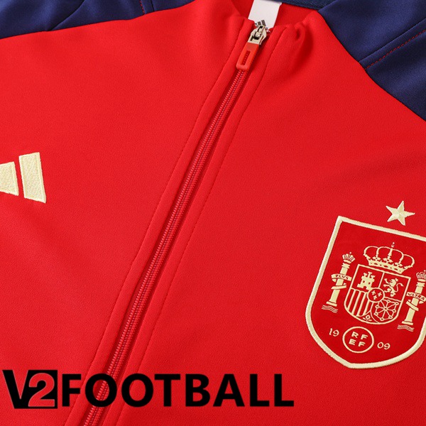 Spain kit Training Jacket Suit Red 2024/2025