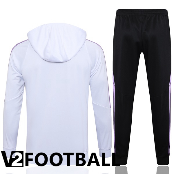 Germany Training Tracksuit Sweatshirt HoodieWhite 2024/2025