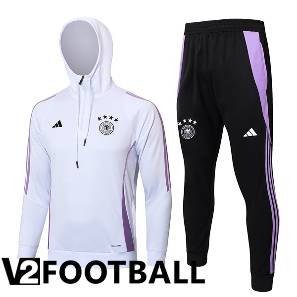 Germany Training Tracksuit Sweatshirt HoodieWhite 2024/2025