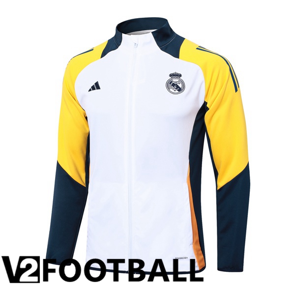 Real Madrid Training Jacket White 2024/2025
