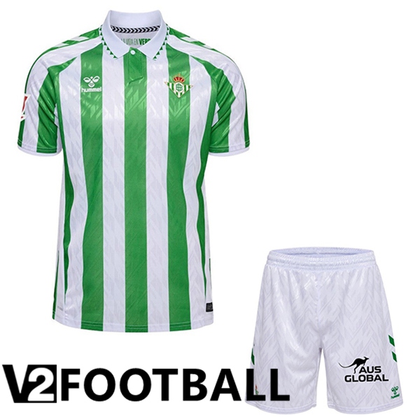 Real Betis Kids Home New Soccer Shirt 2024/2025
