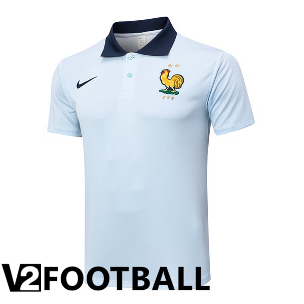 France Soccer Polo Blue 2024/2025