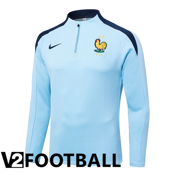 France Training Sweatshirt Blue 2024/2025