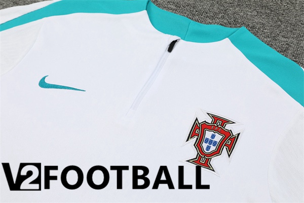 Portugal kit Training Tracksuit White 2024/2025