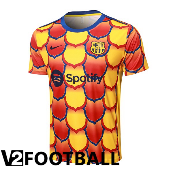 FC Barcelona Training T Shirt Yellow 2024/2025