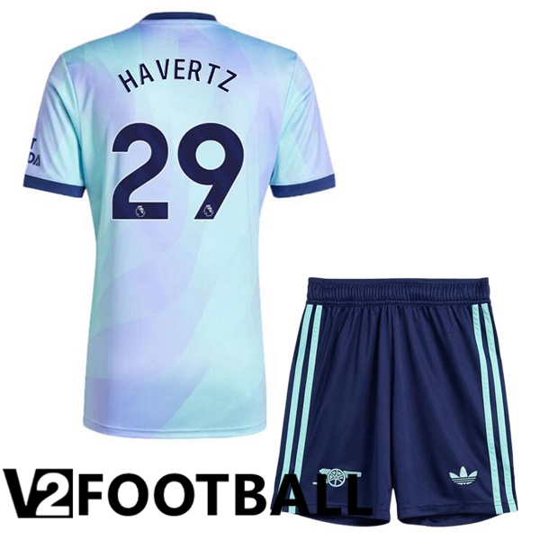 Arsenal (HAGreenZ 29) Kids Third Soccer Shirt Blue 2024/2025