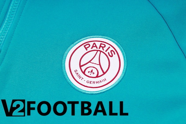Paris PSG Training Tracksuit Sweatshirt Hoodie Blue 2024/2025