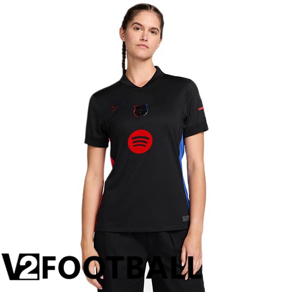 FC Barcelona Women Away Soccer Shirt Black 2024/2025