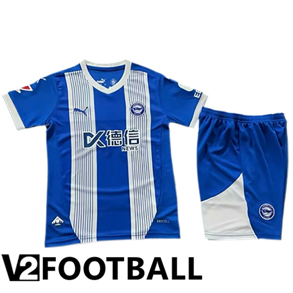 Deportivo Alaves Kids Home Soccer Shirt 2024/2025