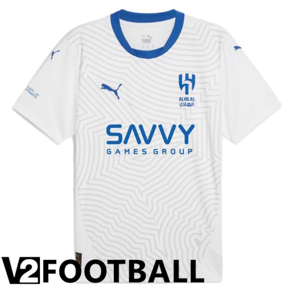 Al-Hilal FC Away Soccer Shirt White 2024/2025