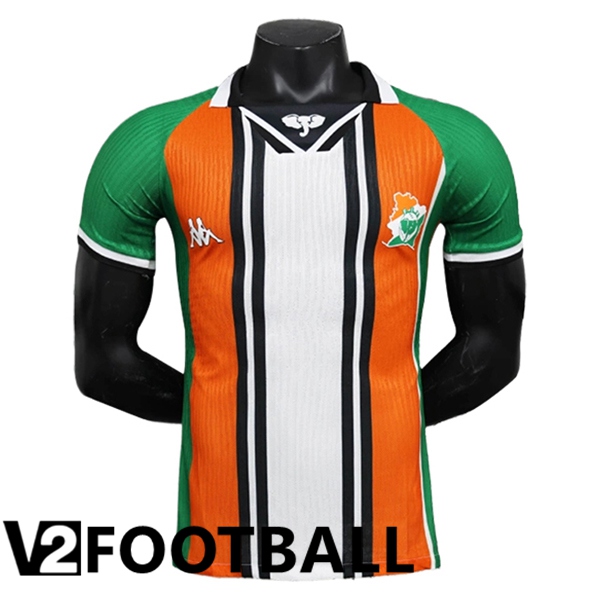 Lvory Coast Soccer Shirt Special Edition Orange/White 2024/2025