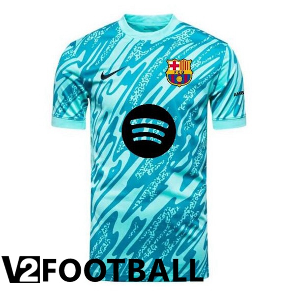 FC Barcelona Goalkeeper Soccer Shirt Blue 2024/2025