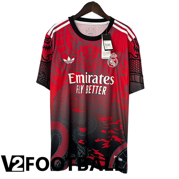 Real Madrid Soccer Shirt Special Edition Red 2024/2025
