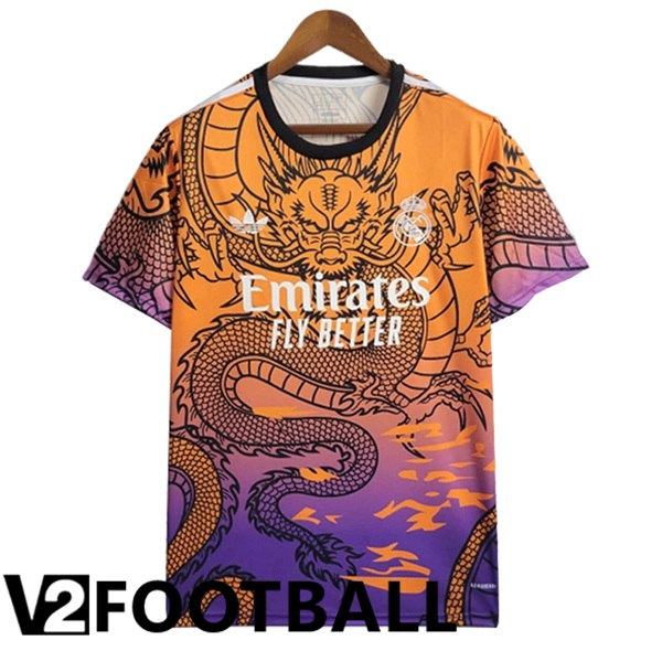 Real Madrid Soccer Shirt Special Edition Orange 2024/2025