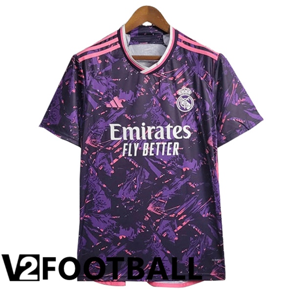 Real Madrid Soccer Shirt Special Edition Purple 2024/2025
