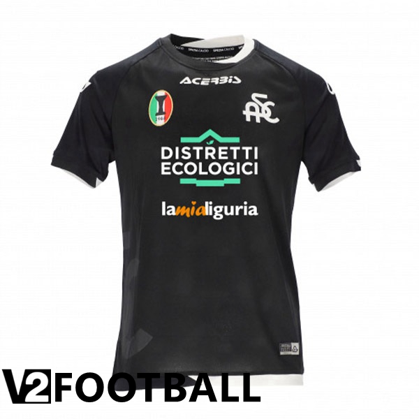 Spezia Calcio Away Shirts Black 2022/2023