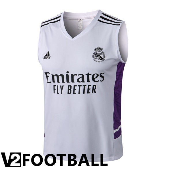 Real MadridFootball Vest White 2022/2023