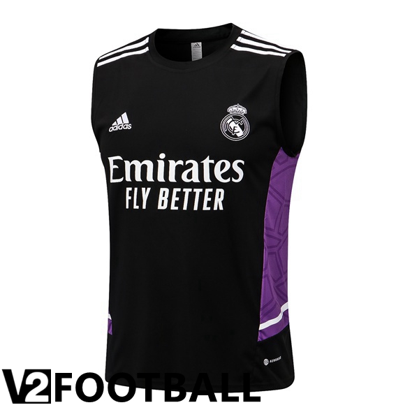 Real Madrid Football Vest Black 2022/2023