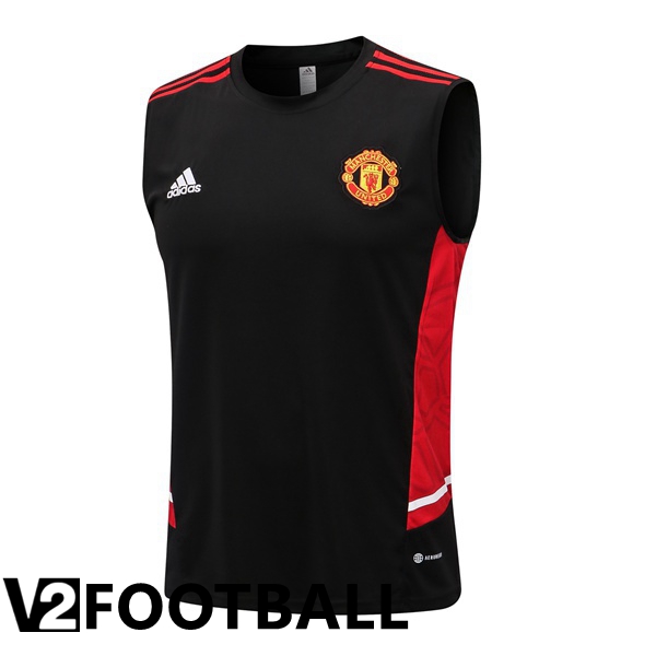 Manchester United Football Vest Black 2022/2023