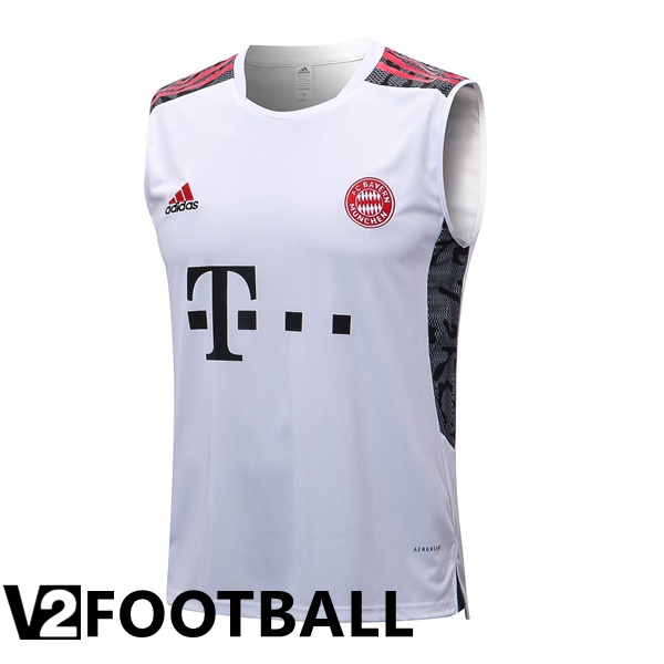 Bayern Munich Football Vest White 2022/2023