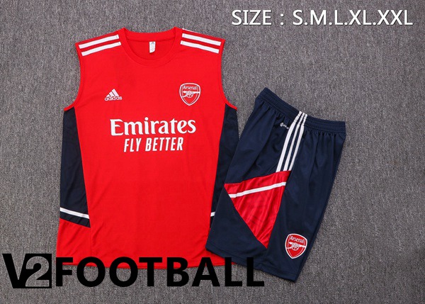 Arsenal Football Vest + Shorts Red 2022/2023