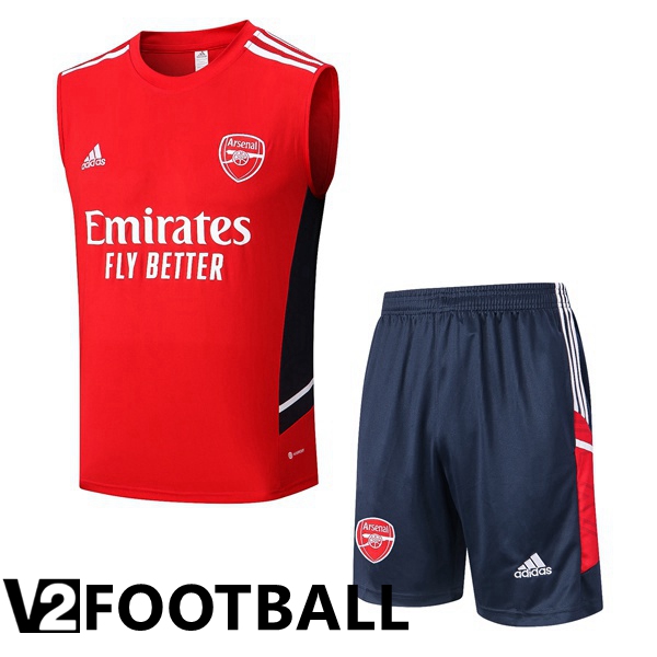 Arsenal Football Vest + Shorts Red 2022/2023