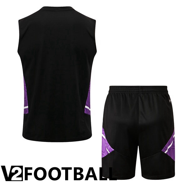 Real Madrid Football Vest + Shorts Black 2022/2023