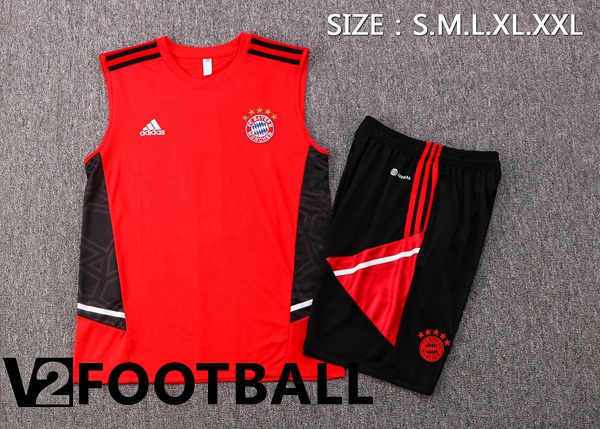 Bayern Munich Football Vest + Shorts Red 2022/2023