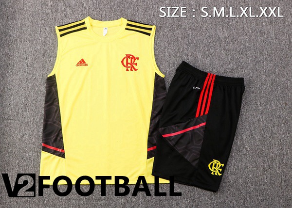 Flamengo Football Vest + Shorts Yellow 2022/2023